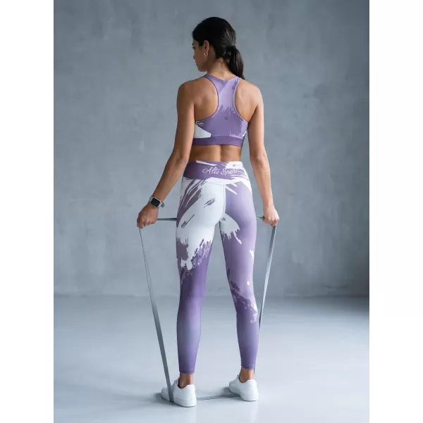  Ženske dolge premium pajkice ALTISPORT VOJ/ALW081LEG01 VIJOLIČNA 