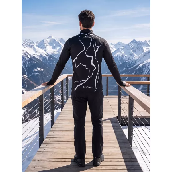  Moški športni pulover premium plus ALTISPORT VOJ/ALM073MI04 ČRNA 