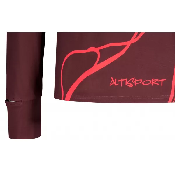  Moški športni pulover premium plus ALTISPORT VOJ/ALM073MI04 VINSKO RDEČE 