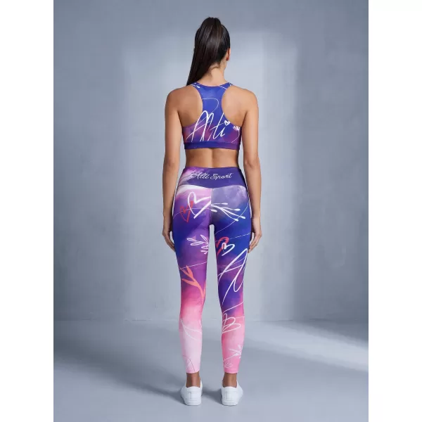  Ženske dolge premium pajkice ALTISPORT VOJ/ALW083LEG01 VIJOLIČNA 