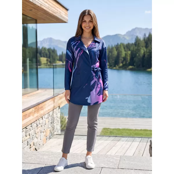  Ženska vrhunska torba za pulover ALTISPORT VOJ/ALW074MI05 MODRO-VIJOLIČNA 