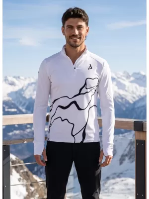 Moški športni pulover premium plus ALTISPORT VOJ/ALM073MI04 BELA