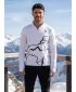 Moški športni pulover premium plus ALTISPORT VOJ/ALM073MI04 BELA