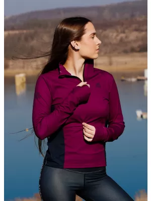 Ženski premium plus športni pulover ALTISPORT VOJ/ALW078MI04 VINSKO RDEČE