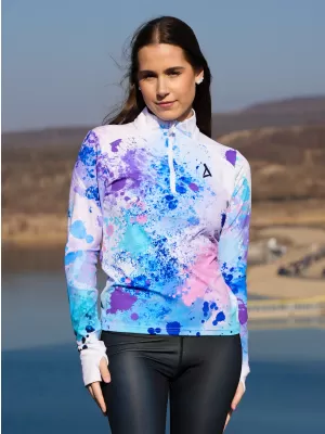 Ženski premium plus športni pulover ALTISPORT VOJ/ALW055MI04 VIJOLIČNA/MODRA
