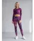 Ženske dolge premium pajkice ALTISPORT VOJ/ALW082LEG01 VIJOLIČNA