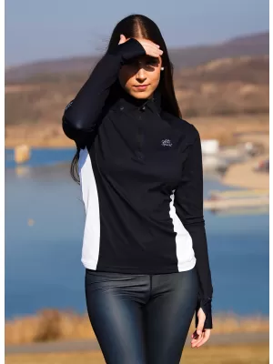 Ženski premium plus športni pulover ALTISPORT VOJ/ALW078MI04 ČRNA