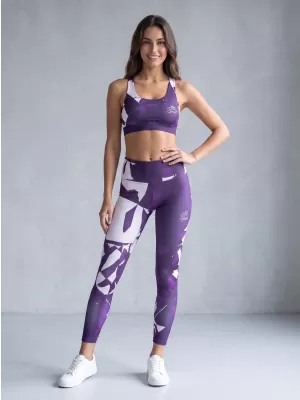 Ženske dolge premium pajkice ALTISPORT VOJ/ALW080LEG01 TEMNO VIJOLIČNA