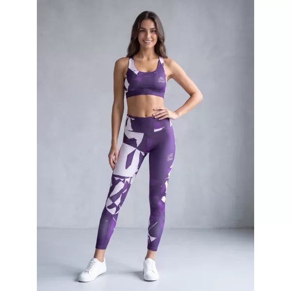  Ženske dolge premium pajkice ALTISPORT VOJ/ALW080LEG01 TEMNO VIJOLIČNA 