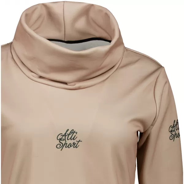  Ženski premium podaljšan pulover ALTISPORT VOJ/ALW090MI06 RJAVA 