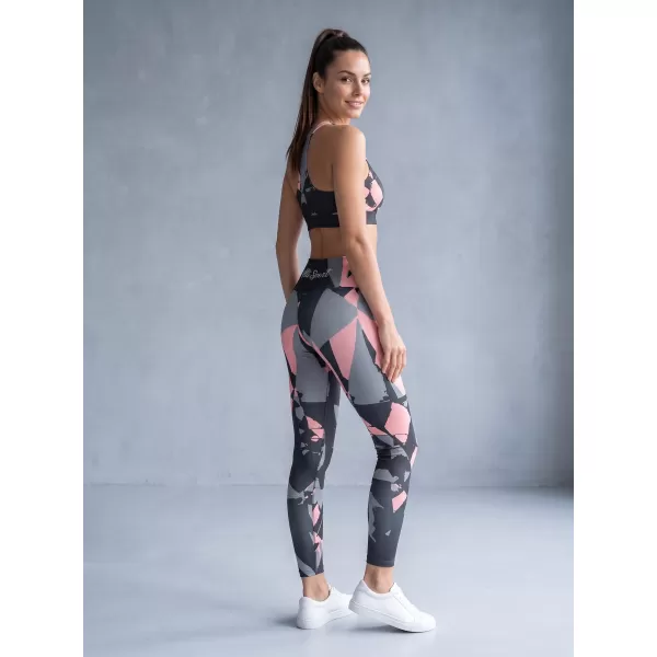  Ženske dolge premium pajkice ALTISPORT VOJ/ALW080LEG01 ČRNI LOSOS 