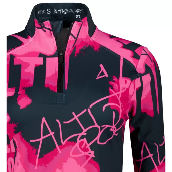  Ženski premium plus športni pulover ALTISPORT VOJ/ALW076MI04 VROČE ROZA 