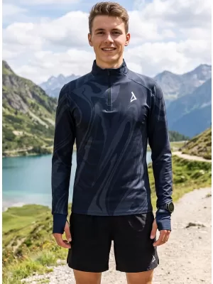 Moški športni pulover premium plus ALTISPORT VOJ/ALM072MI04 ČRNA