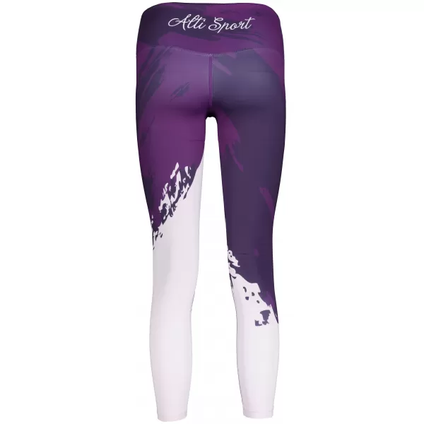  Ženske dolge premium pajkice ALTISPORT VOJ/ALW081LEG01 TEMNO VIJOLIČNA 