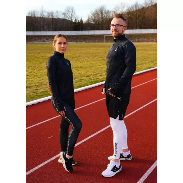 Ženski premium plus športni pulover ALTISPORT VOJ/ALW072MI04 ČRNA 