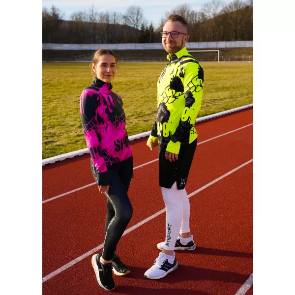  Moški športni pulover premium plus ALTISPORT VOJ/ALM076MI04 FLUO-RUMENA 