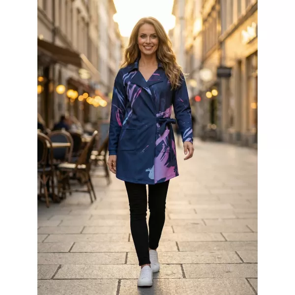 Ženska vrhunska torba za pulover ALTISPORT VOJ/ALW074MI05 MODRO-VIJOLIČNA 