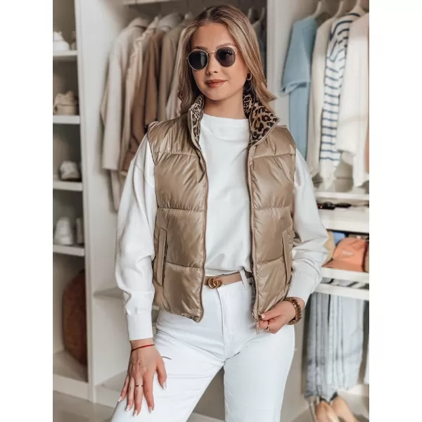  Telovnik DSTREET CHIPUFF TY4825 KARAMELA 