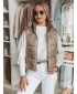 Telovnik DSTREET CHIPUFF TY4825 KARAMELA