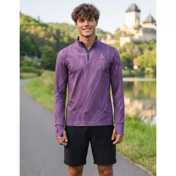  Moški športni pulover premium plus ALTISPORT VOJ/ALM072MI04 VIJOLIČNA 
