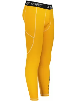 Moške dolge vrhunske športne pajkice ALTISPORT VOJ/ALM000LEG01 ORANŽNA