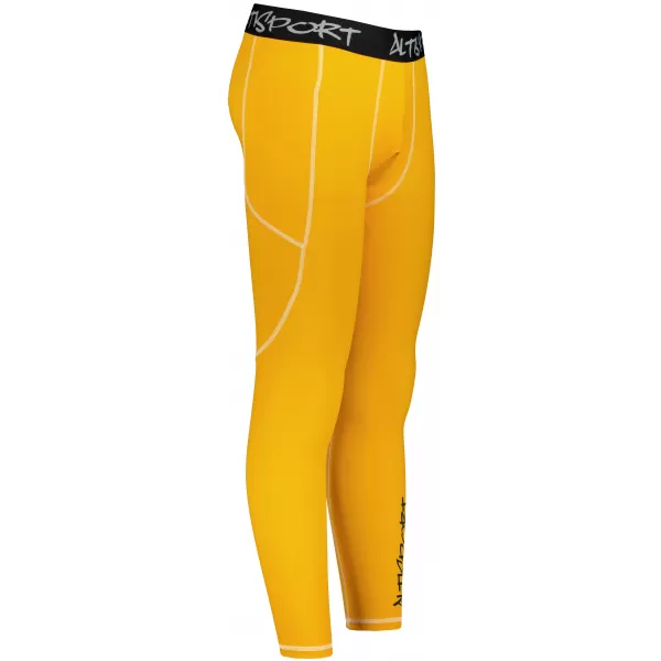  Moške dolge vrhunske športne pajkice ALTISPORT VOJ/ALM000LEG01 ORANŽNA 