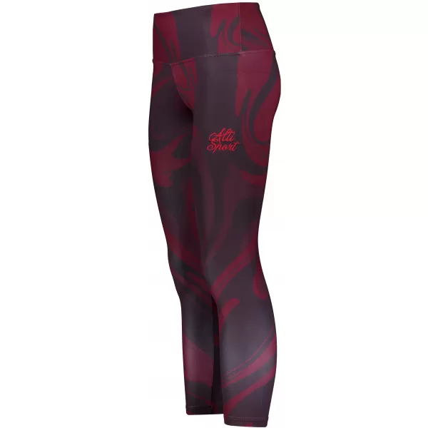  Ženske dolge premium pajkice ALTISPORT VOJ/ALW072LEG01 VINSKO RDEČE 