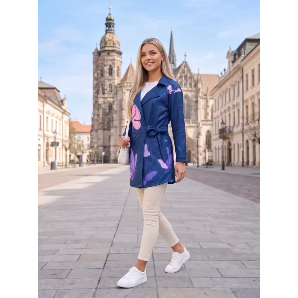  Ženska vrhunska torba za pulover ALTISPORT VOJ/ALW086MI05 TEMNO MODRO-VIJOLIČNA 
