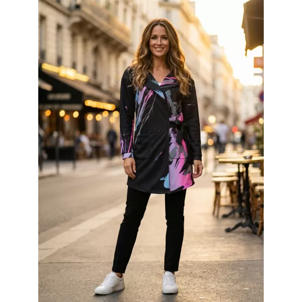  Ženska vrhunska torba za pulover ALTISPORT VOJ/ALW074MI05 ČRNO ROZA 