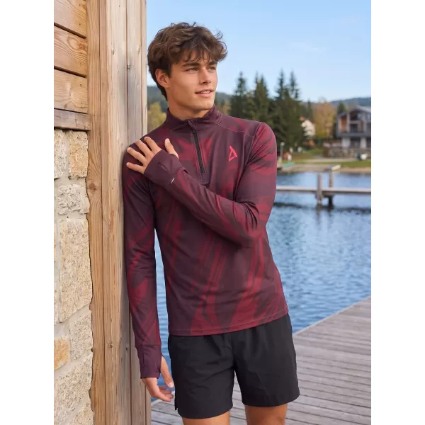  Moški športni pulover premium plus ALTISPORT VOJ/ALM072MI04 VINSKO RDEČE 