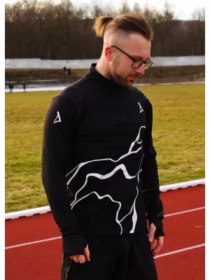 Moški športni pulover premium plus ALTISPORT VOJ/ALM073MI04 ČRNA