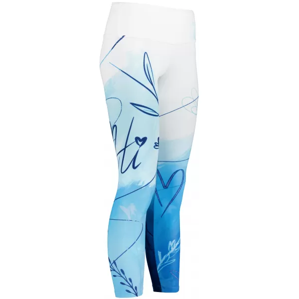  Ženske dolge premium pajkice ALTISPORT VOJ/ALW083LEG01 BELO MODRA 