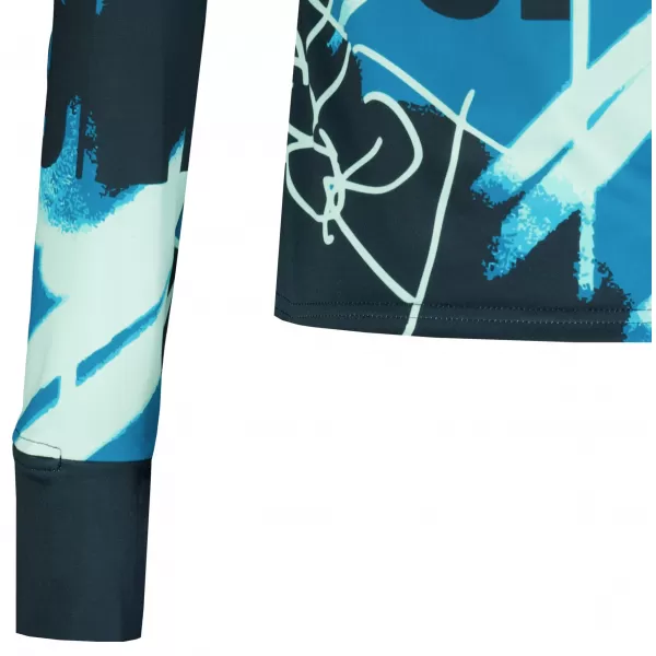  Ženski premium plus športni pulover ALTISPORT VOJ/ALW076MI04 MODRA/ČRNA 