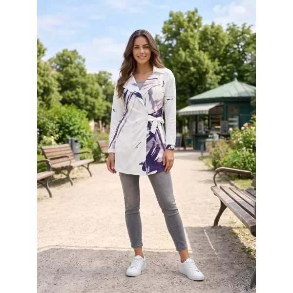  Ženska vrhunska torba za pulover ALTISPORT VOJ/ALW074MI05 BELA VIJOLIČNA 