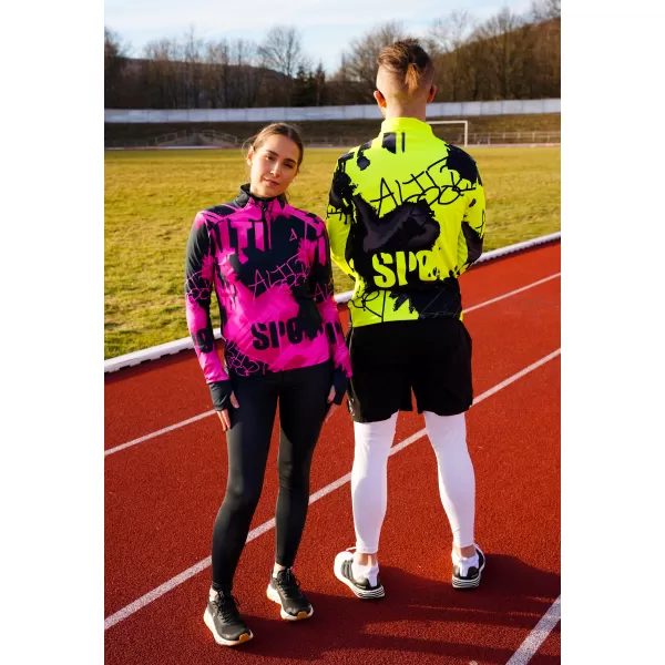  Moški športni pulover premium plus ALTISPORT VOJ/ALM076MI04 FLUO-RUMENA 