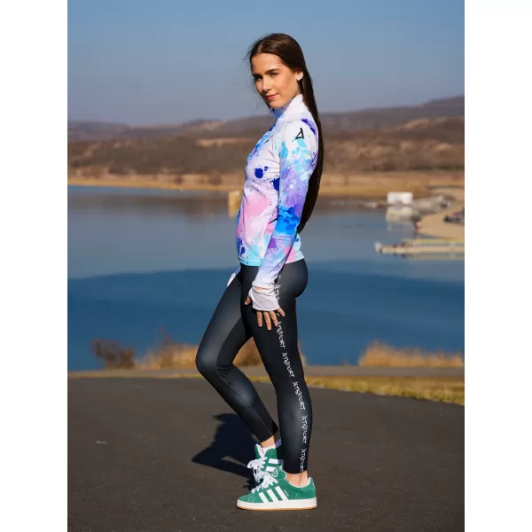  Ženski premium plus športni pulover ALTISPORT VOJ/ALW055MI04 VIJOLIČNA/MODRA 