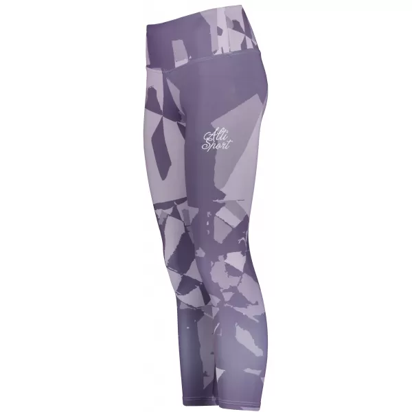  Ženske dolge premium pajkice ALTISPORT VOJ/ALW080LEG01 SIVO-VIJOLIČNA 