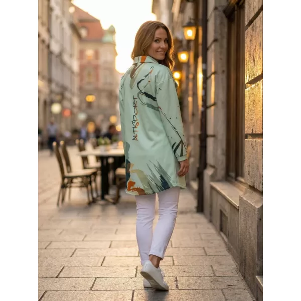 Ženska vrhunska torba za pulover ALTISPORT VOJ/ALW074MI05 ZELENO-ORANŽNA 