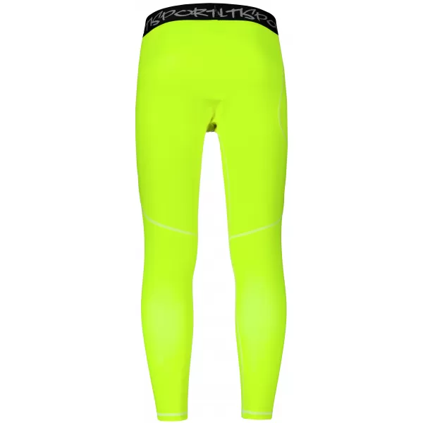  Moške dolge vrhunske športne pajkice ALTISPORT VOJ/ALM000LEG01 FLUO-RUMENA 
