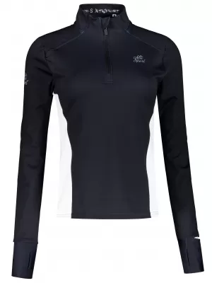 Ženski premium plus športni pulover ALTISPORT VOJ/ALW078MI04 ČRNA