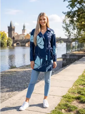 Ženska vrhunska torba za pulover ALTISPORT VOJ/ALW086MI05 TEMNO MODRA