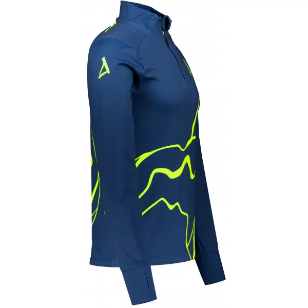  Moški športni pulover premium plus ALTISPORT VOJ/ALM073MI04 MORNARSKO-FLUO RUMENA 