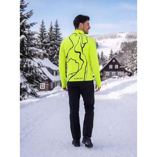 Moški športni pulover premium plus ALTISPORT VOJ/ALM073MI04 FLUO-RUMENA 