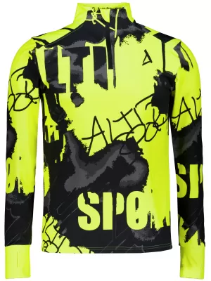 Moški športni pulover premium plus ALTISPORT VOJ/ALM076MI04 FLUO-RUMENA