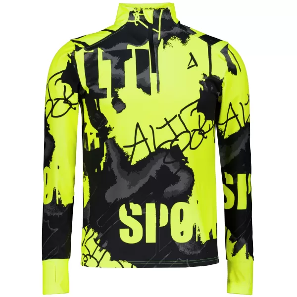  Moški športni pulover premium plus ALTISPORT VOJ/ALM076MI04 FLUO-RUMENA 