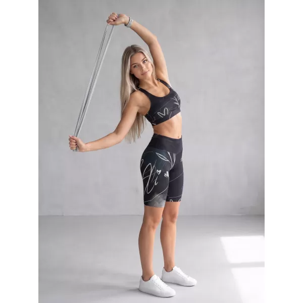  Ženske pajkice nad koleni premium ALTISPORT VOJ/ALW083LEG02 ČRNO-BELO 