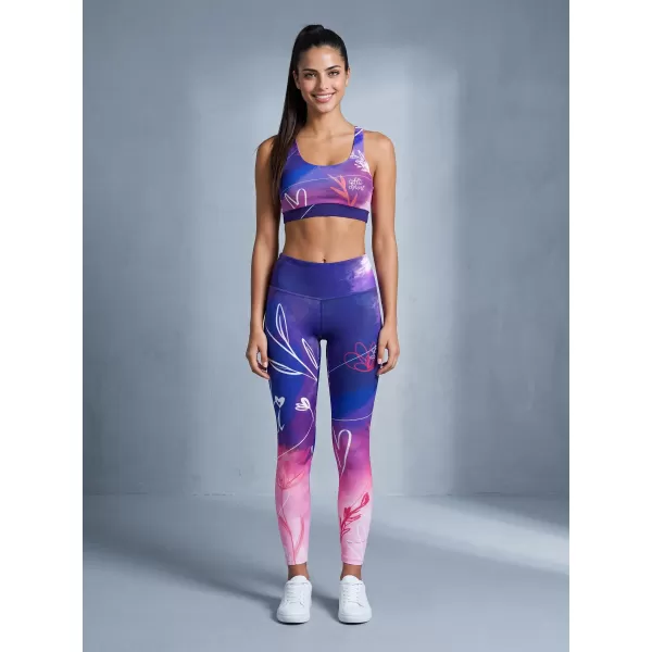  Ženske dolge premium pajkice ALTISPORT VOJ/ALW083LEG01 VIJOLIČNA 