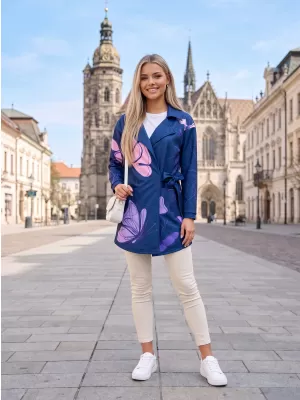 Ženska vrhunska torba za pulover ALTISPORT VOJ/ALW086MI05 TEMNO MODRO-VIJOLIČNA