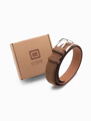 Moški pas OMBRE OU-ACBE-0112 RJAVA