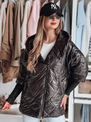 Ženska jakna DSTREET PUFFILOF TY4855 ČRN